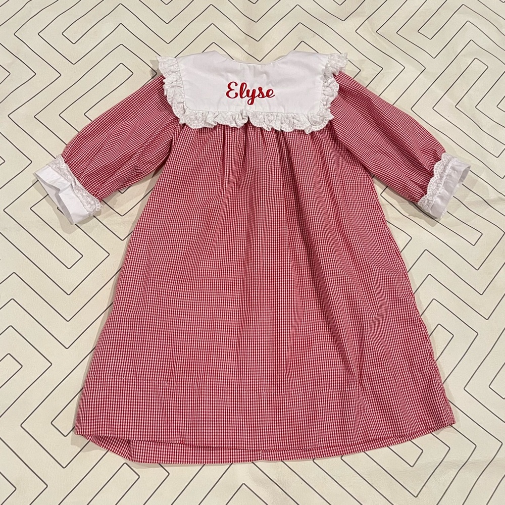 Classic Whimsy Checkered Elyse Dress
